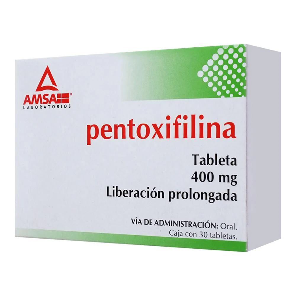 Ams Pentoxifilina 400 Mg Tab30